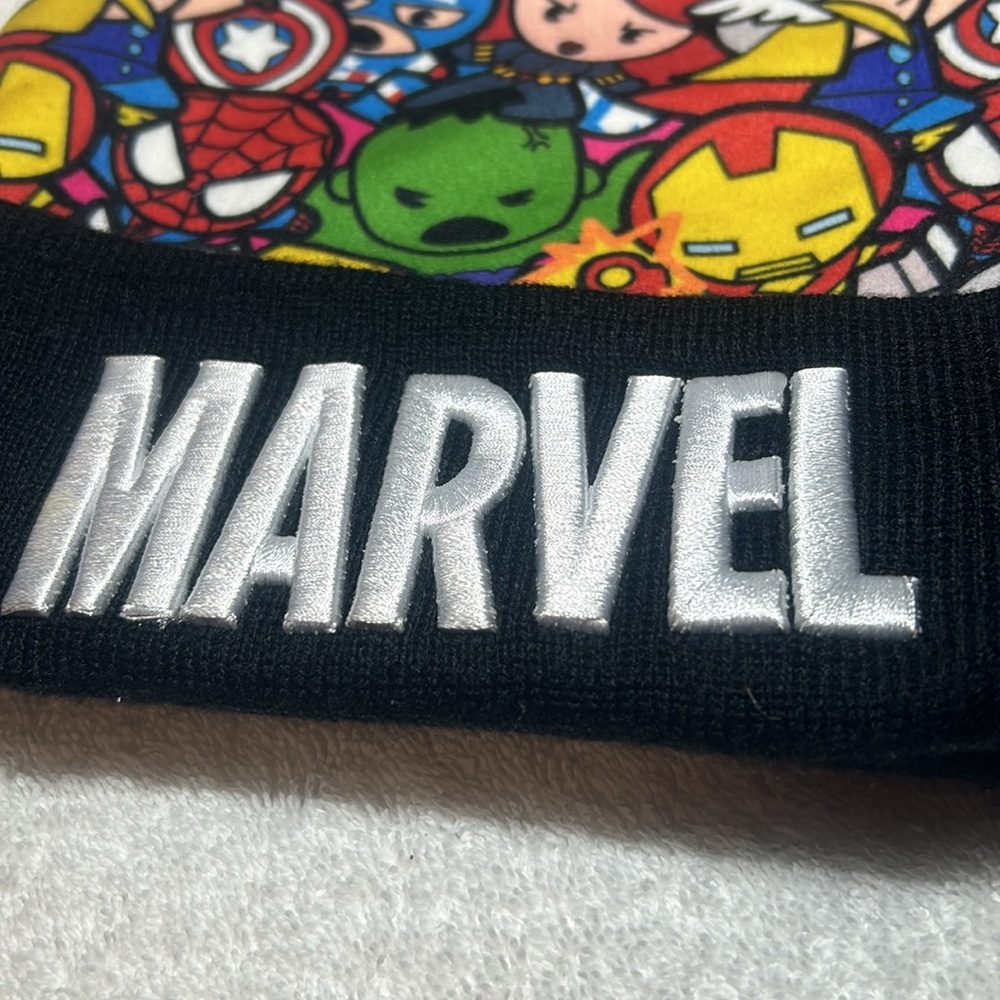 Marvel Comics Knit Hat Multi Character Favorites … - image 2